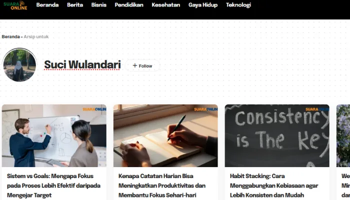Home website suara online